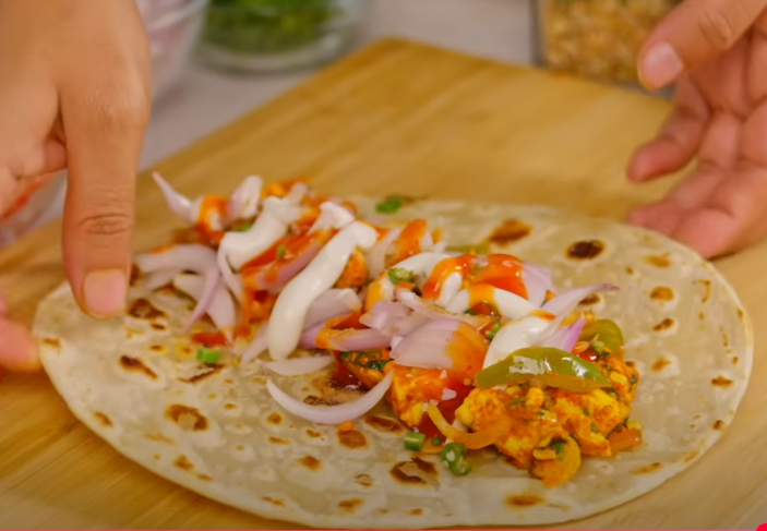 Paneer Roll Recipe